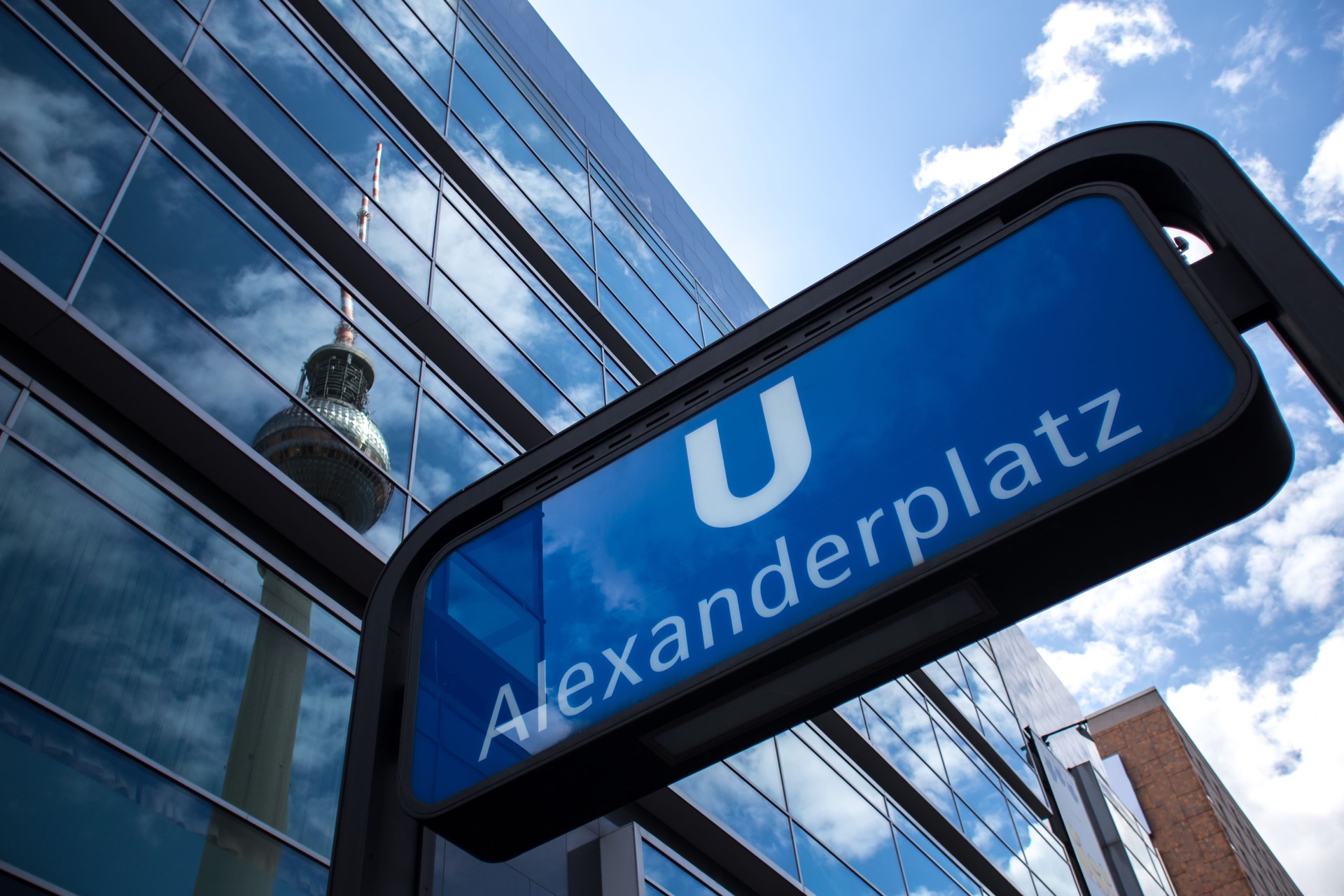 alexanderplatz in berlin, Deutschland Schild